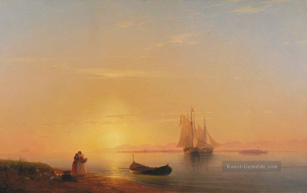 Ivan Aivazovsky die Ufer Dalmatiens 1848 Seestücke Ölgemälde